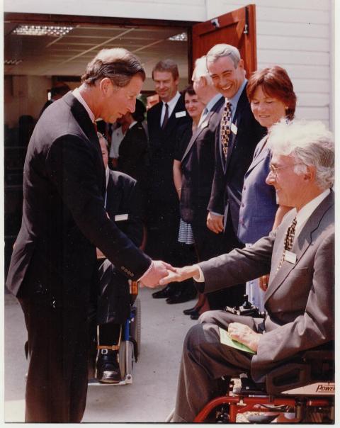 HRH Prince Charles visited BHN in June 1997